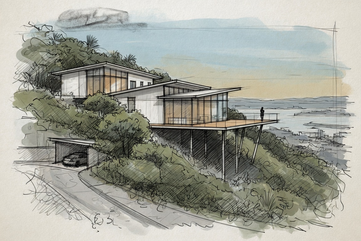 Building on a Sloping Section in Auckland: An Architectural Design Guide