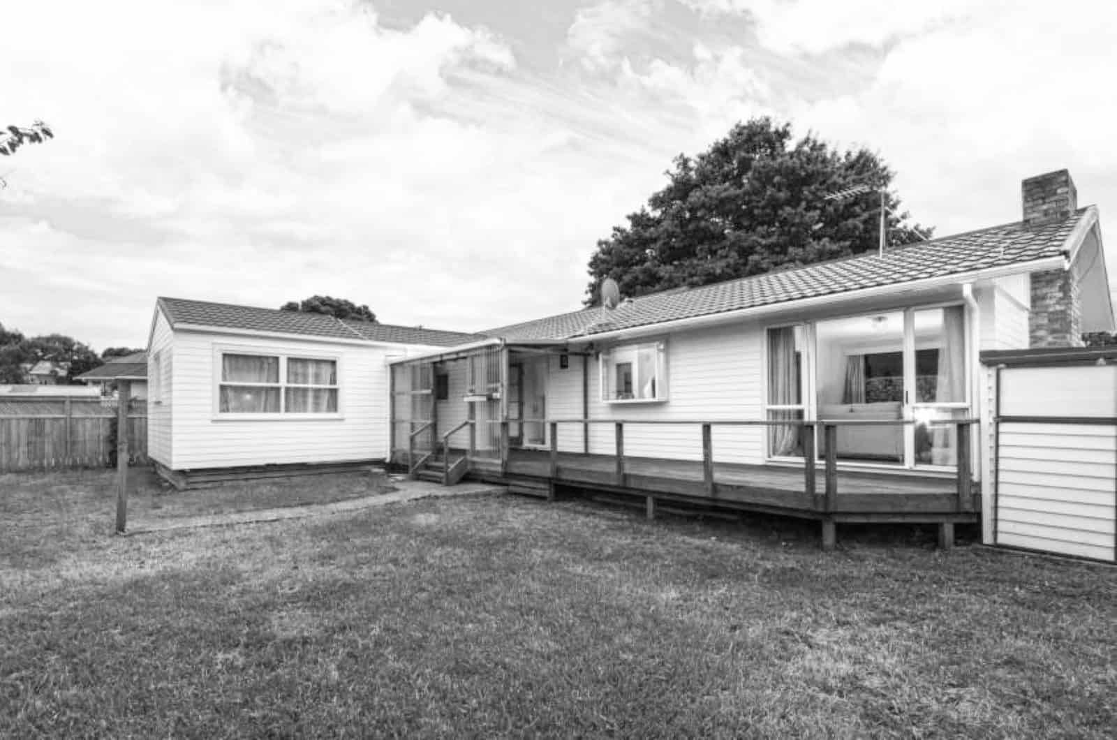 Existing house back — Mt Roskill Extension, Mt Roskill